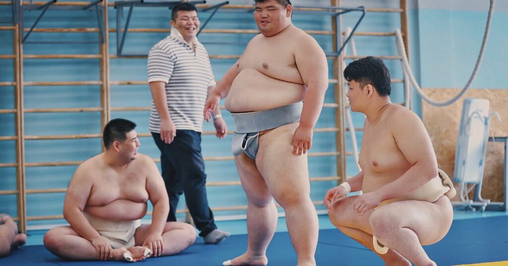 食べて太る力士