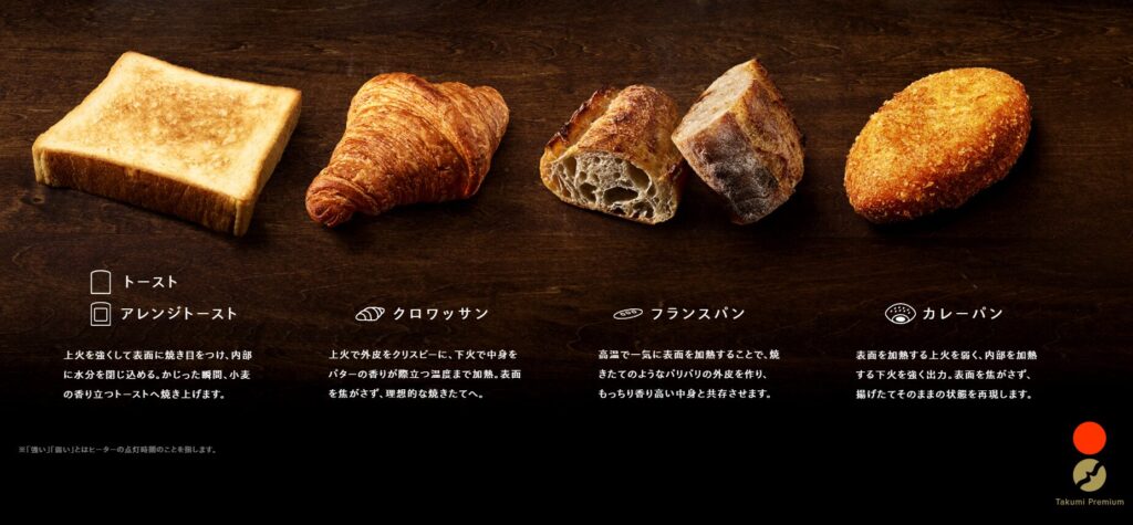 匠ブランジェトースターのオートモード