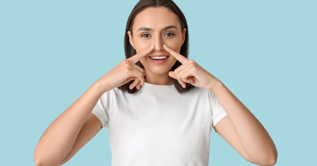 嗅ぐ力が活性化した女性