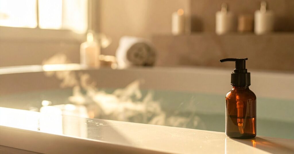 液体タイプの本格温泉入浴剤