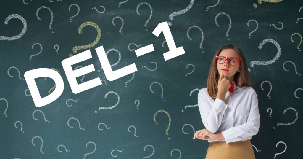 DEL-1について疑問を持つ女性