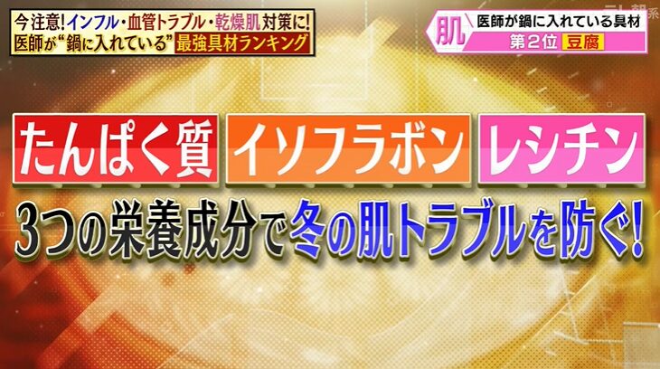 豆腐の肌への良い影響