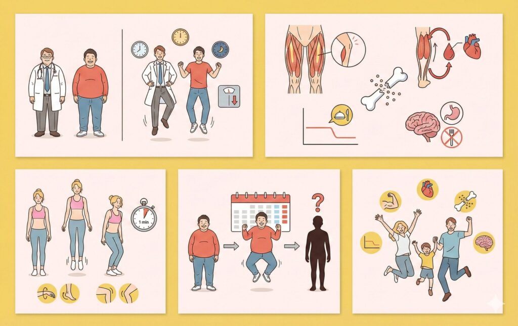 ゆるジャンプダイエットの図解