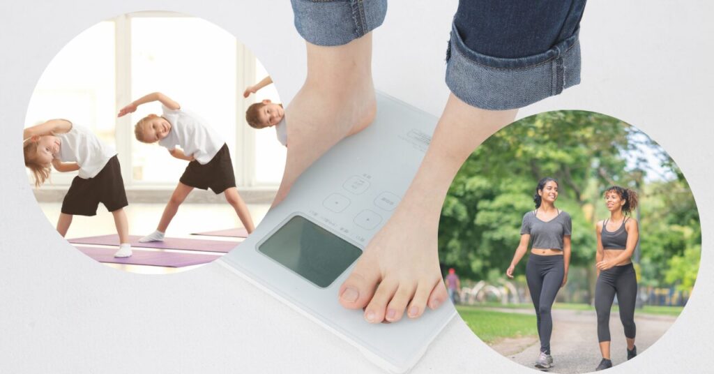 ラジオ体操とウォーキングの比較