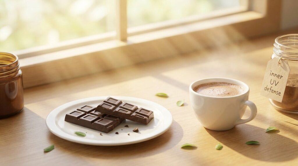 紫外線に強いチョコレート
