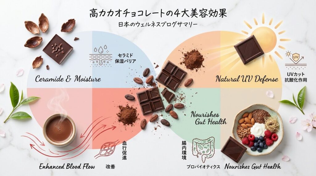 チョコレートの若返り効果