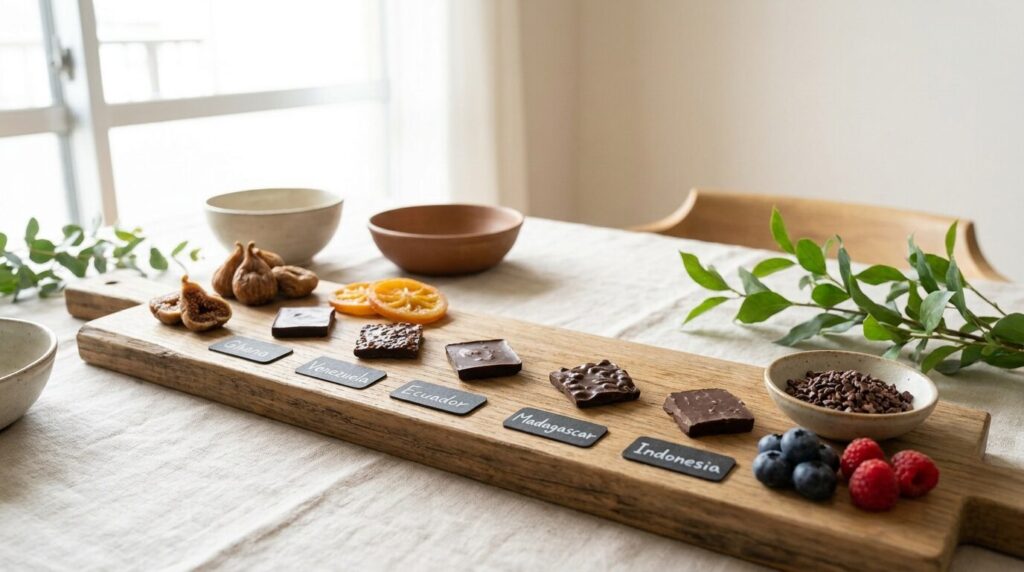 さまざまな種類のチョコレート