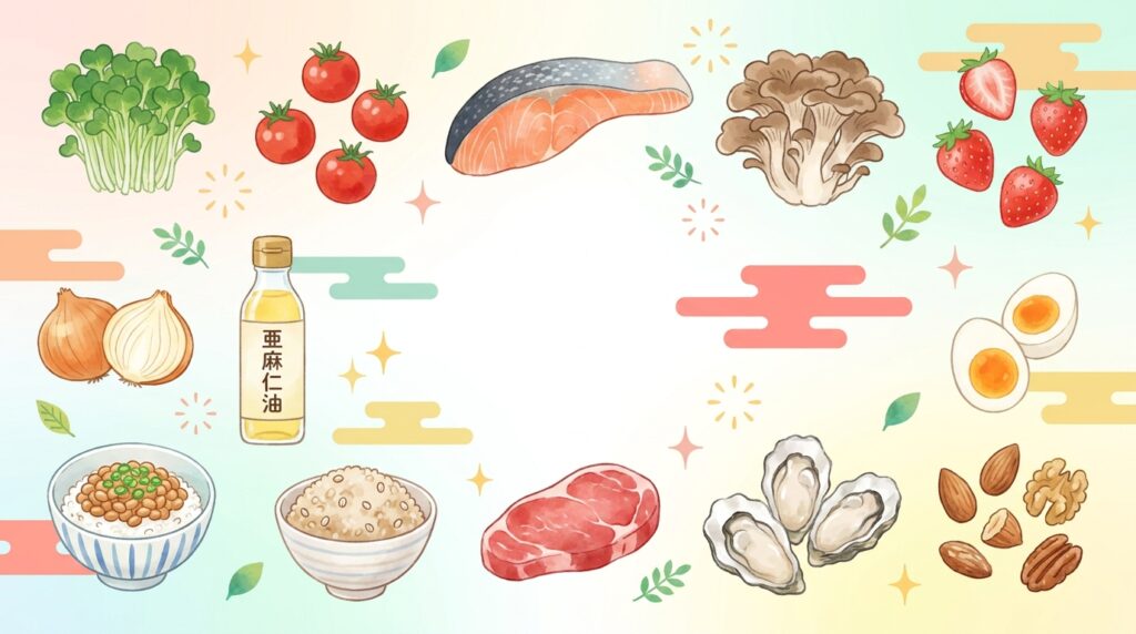 若見えに効果がある食材
